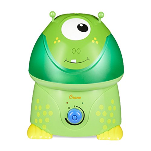Crane Adorables Ultrasonic Cool Mist Humidifier, Filter Free, 1 Gallon, 24 Hour Run Time, Whisper Quite, for Home Bedroom Baby Nursery and Office, Martian