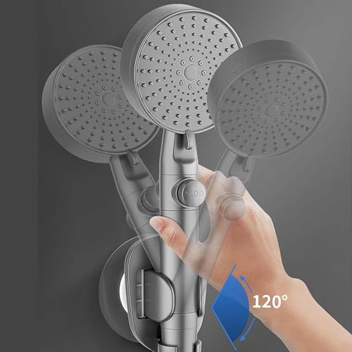 Support de douche orientable universel et carré pour tuyau