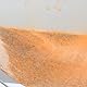 Sand-Kunst-Bild, Rundes Glas, Sandlandschaft, Fließender Sandrahmen, Entspannend, Desktop, Zuhause, Büro, Arbeit, Dekoration (Gelb)
