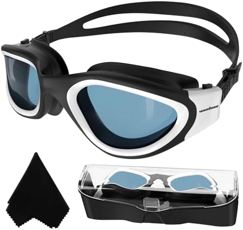Winline Schwimmbrille Erwachsene Jugendliche,Anti-Beschlag-UV-Schutz Wasserdicht klare Sicht einfach einzustellen mit weichen Nasenstegen für Herren Damen
