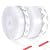 Silicone Seal Strip (2 Rolls, 10M /33 Feet), Door Bottom Strip Weather Sealing Sticker Adhesive for Doors and Windows