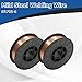 2 Spool 0.023 Inch Solid Mig Welding Wire 10 Pound Spool ER70S-6 Mild Steel Welding Wire (0.6 MM)