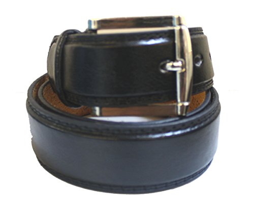 Bonus Men's Fashion and Dress Belt Black