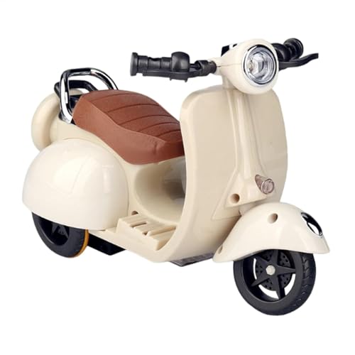 Yplkm Juguete eléctrico de motocicleta de juguete para muñecas, moto bici acrobacia para niños con y luz, juguete para niños para motocicleta eléctrica, carro giratorio de 360 grados para carrito de