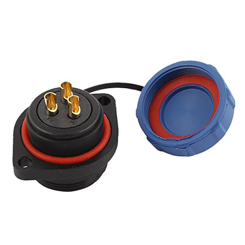 Conector de aviación SP2113/S 3 polos 500V AC miniatura 2