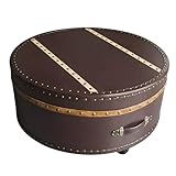 Élevez votre intérieur : des boîtes de rangement en cuir véritable de style antique, dotées de sangles décoratives en similicuir et d'un aspect vieilli, ajoutent une touche de charme rustique à tout bureau, salon ou espace événementiel, alliant mode et praticité