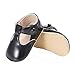 Baby Unisex Button T-Bar Pram Shoe (0-6 Months) Black