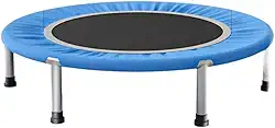 Cama Elástica com Aro de Reforço Suporta 200kg Jump Trampolim Mini Cama Elástica Fitness 1 metro