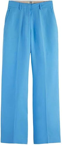 Scotch & Soda Edie Pants, Pantalones, Mujer, Aqua Blue, 28W / 32L