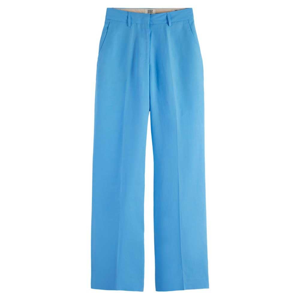Scotch & Soda Women's Edie Casual Pants, Aqua Blue, 29W x 32L