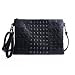 Produktbild EVEOUT Damen Punk-Stil Rivet Leder Umhängetasche Nieten Handtasche mit Schultergurte Schultertaschen