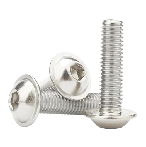 Tornillo con collarín en acero 304 inoxidable M4 de 20mm 4
