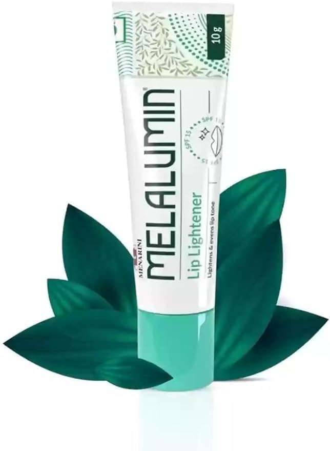 Image of MELAALUMIN Lip Lightener Spf 15 10Gm, Reduces Pigmentation, Moisturizes, and Protects Against Sun Damage (Pack of 1)