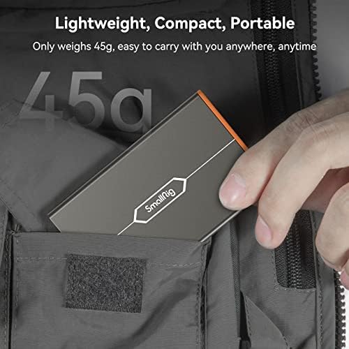 SMALLRIG Uchwyt na kartę SD Etui do przechowywania kart pamięci 8 gniazd na 2 karty SD + 2 karty CFexpress typu A + 4 karty TF - 4107