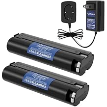 Exmate 2Pack 7.2V 3.5Ah Battery Compatible with Makita 7000 7002 7033 191679-9 632002-4 632003-2 192532-2 192695-4 6010D 6172D DA3000D 6018D 6019D with 1.2-18V Charger