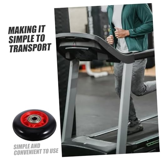 Totority 4pcs Fitness Equipment Roller Wheels