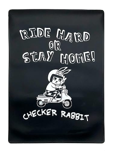 [SPEED ADDICT] 車検証ケース CHECKER RABBIT BLACK × WHITE（ラビット） - SPEED ADDICT - 商品画像