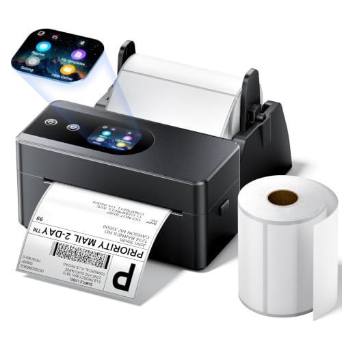 Image of Phomemo PM64D 4x6 Thermal Label Printer, Touch Screen, Bluetooth & USB