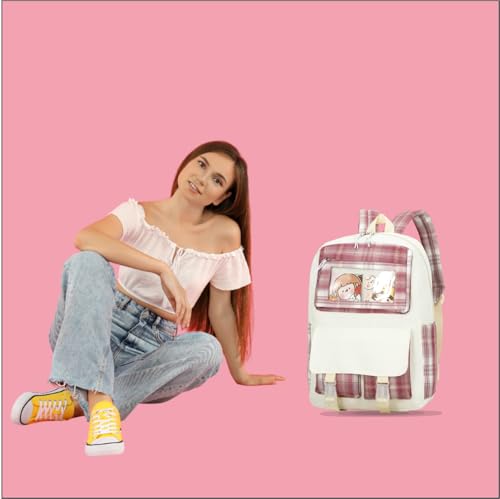 Image of Tinytot 30 Litre Japanese Korean Style School Bag Water-Resistant Laptop & Travel Backpack - Unisex Large 18 Inches Multipurpose Student Backpack for Boys & Girls, Men & Women