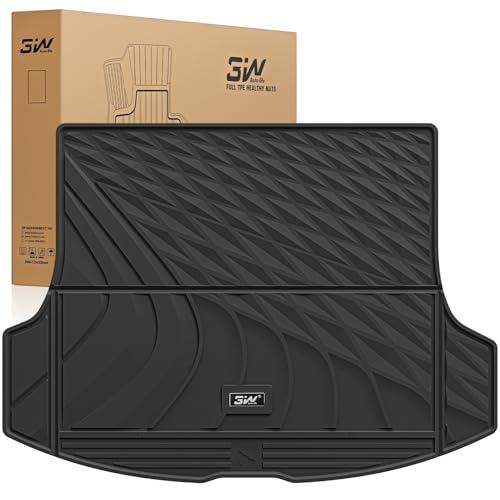 3W Cargo Liner for Lexus RX/RX350/RX350h/RX500h 2023 2024 2025 2026, TPE All Weather Custom Fit Cargo Liner for Lexus RX for Cargo Mat Anti-Slip Heavy Duty Accessorious, Black(Not fit RX450h