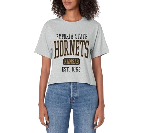 Emporia State University ESU Hornets Est Date Women's Crop Top