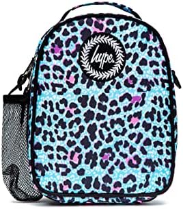 hype Unisex Blue ICE Leopard Crest Maxi Lunchbox