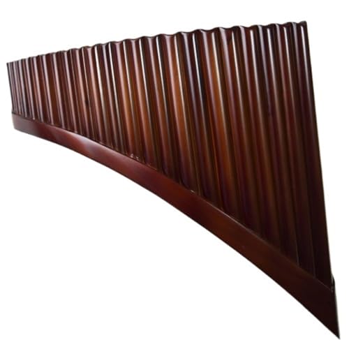 Pan Flute Instrument Bottom-supported Panpipe 22-tube G-tuned C-tuned Bitter Bamboo Panpipe For Beginners(L,G)