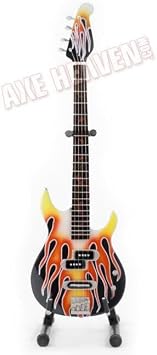 Axe Heaven MA-322 Licensed Michael Anthony Flame Bass Mini Guitar