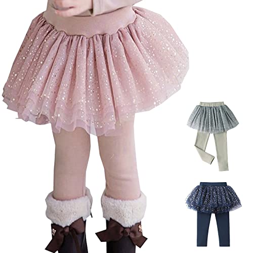 Toddler Little Girls Full Length Leggings Kids Stretchy Footless Tights Pants Bottom Top Pants Cotton