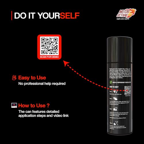 Image of Car Rat Protect Spray | Herbal Rat Repellent Spray for Car | 200ml | Non-Toxic, Cruelty-Free, Long-Lasting Protection for Engine Bay, Cables & Rubber Hoses, Electrical Wiring