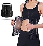 ROOTOK Bauchweggürtel Schwitzgürtel Gewichthebergürtel Sportgerät für zuhausezur Fettverbrennung Fitnessgürtel Damen Herren - Verstellbarer Neopren Hot Sauna Belt,Schweiß Ab Gürtel Taillen (XL)