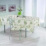 Verwendung: Diese Tischdecke wurde schmutzabweisend behandelt.