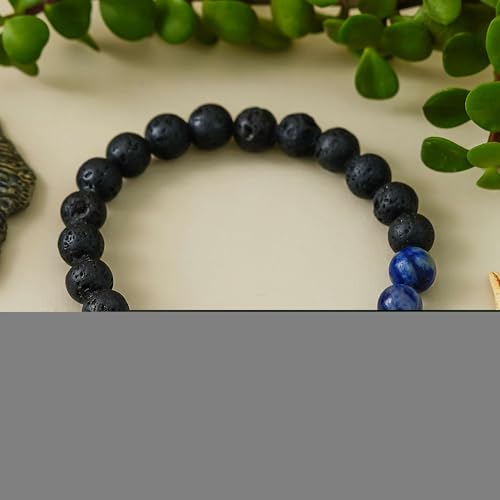House of Shambhavi 7 CHAKRA Bracelet for Women Men's Gifts - Protection Healing Crystal Bracelet - 8mm Gemstone Beaded Adjustable2
