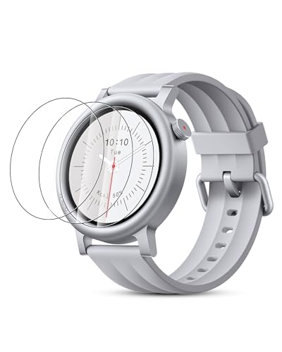 daunke 3 piezas Protector de pantalla compatible con CMF Nothing Watch 3 Pro Smart Watch, película transparente endurecida, cobertura completa, antiarañazos, sin burbujas, fácil instalación