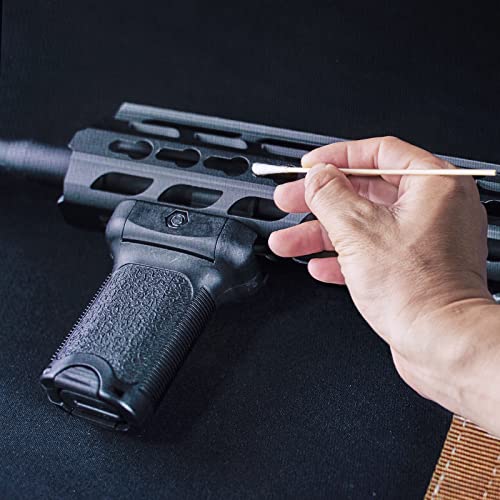 Professional Gun Cleaning Supplies Set, Brifire 500Pcs Gun Cleaning Patches, 200Pcs Gun Swabs, 12'' Gun Cleaning Cloth With Silicone, Gun Cleaning Kit Fits For Most Caliber Gun Firearm Pistol Rifle #TOP6