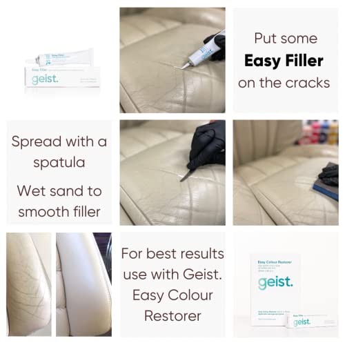 Geist. Easy Diy Colour Restorerand Filler For Leather & Vinyl | Refresh, Repair & Re-Dye Scuffs, Colour Damage And Small Cracks #TOP3