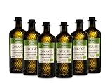 Carapelli Organic Extra Virgin Olive Oil, Extra Virgin Olive Oil, Cold Pressed Extra Virgin Olive Oil, Pack of 6 x 500 ml