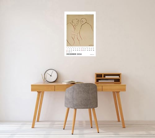 Image of Tallenge - Jamini Roy - 2024 Wall Calendar - 12 x 17 Inches for Home & Office (Paper, Wall Calendar)