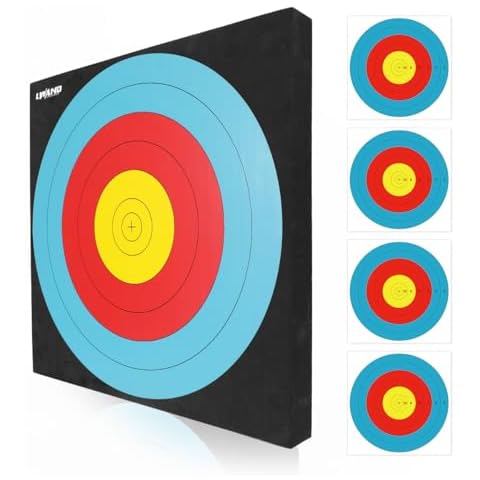 LWANO 20'' Foam Target High-Density Archery Bow & Arrow Target for Backyard (20 * 20 * 2inch) Cover