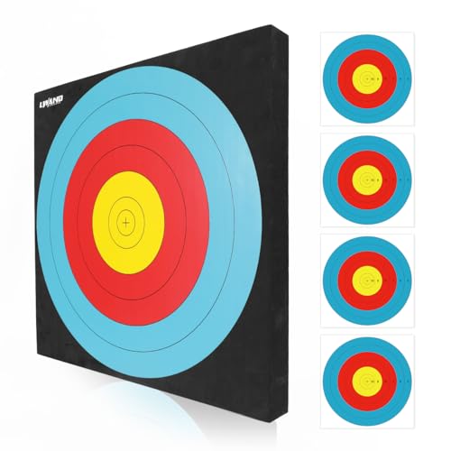 LWANO 20'' Foam Target High-Density Archery Bow & Arrow Target for Backyard (20 * 20 * 2inch)
