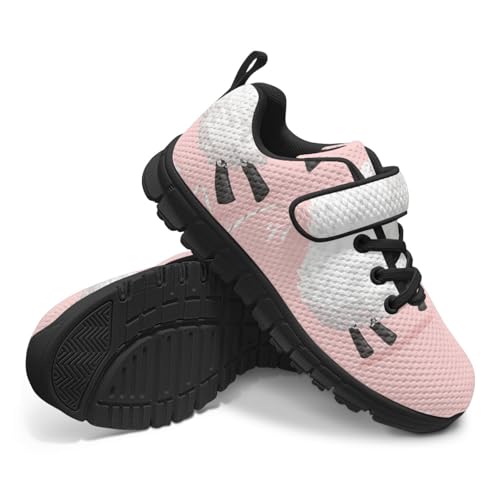 MARSVOVO Girls Sports Shoes Summer Fall Mesh Breathable Outdoor Running Tennis Print Daily Wear Trendy Casual Sneakers2