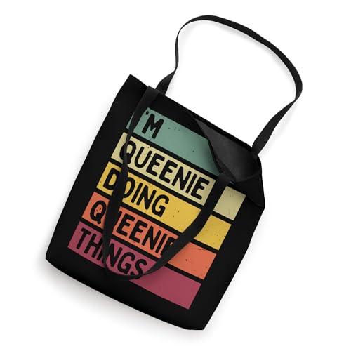 Bolsa tote con frase divertida personalizada: «I'm Queenie Doing Queenie Things» miniatura 2