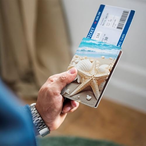 Étui passeport Manhattan en cuir pour sécuriser vos documents à la plage