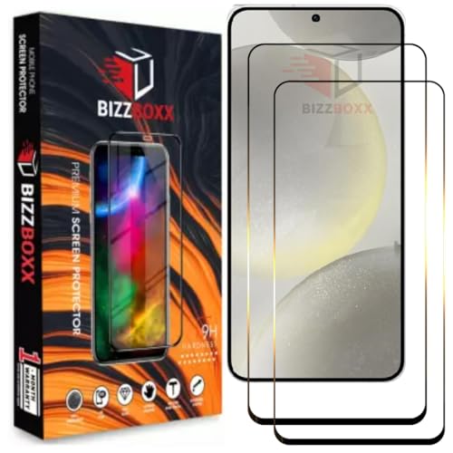 Image of Premium Screen Protector Compatible With Samsung Galaxy S24 Plus 5G | Fingerprint Enabled | Anti Static | Full Screen Coverage-Edge to Edge | With Easy Installation Kit (Pack of 2)
