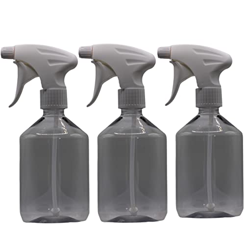 nature du monde 3 PULVERISATEURS EN PLASTIQUE VIDE TRANSPARENT CRISTAL 500ML AVEC TETE REGLABLE - FORME ERGONOMIQUE Cover