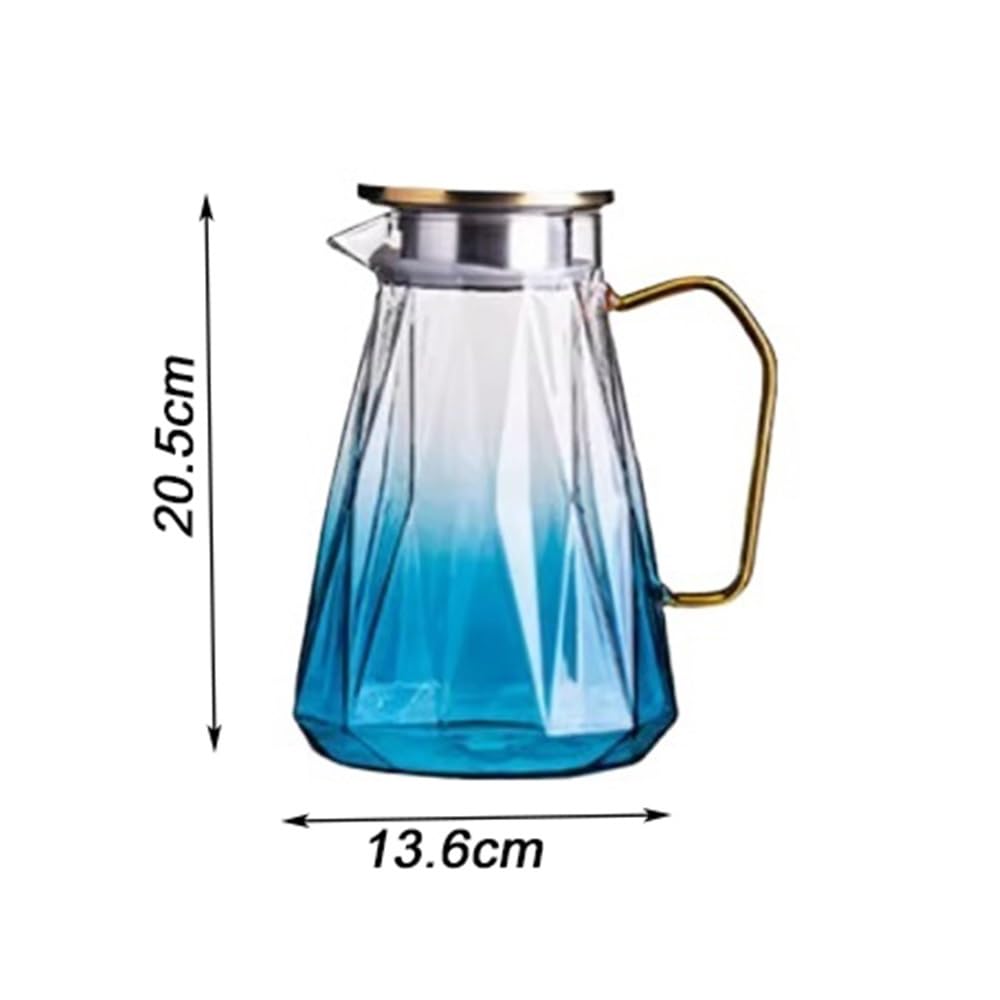 Trinkgeschirr Glas-Kaltwasserkessel, Wasserbecher, Wasserkocher | Obst-Teekannen-Set
