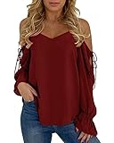 Dieses off shoulder lässige Bluse Tunika ist geeignet für Outdoor, Schule, Büroarbeit, Berufung, täglich und so weiter.