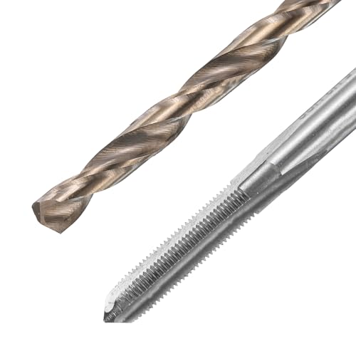 Taraud métrique M4,5 et foret de 3,7 mm HSS pour filetage de métal et taraudage manuel
