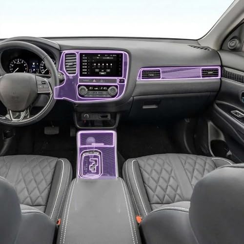 Film TPU Mitsubishi Outlander anti-rayures pour protéger la console centrale LCD