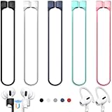 6 Pack Ultra Strong Magnetic Airpods Straps Anti-Lost Cord for AirPods Accessories Silicone Sports L